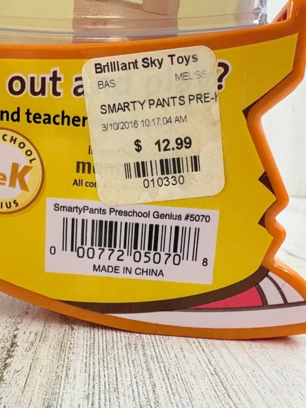 Melissa And Doug Smarty Pants Preschool Brain Building Educational Cards